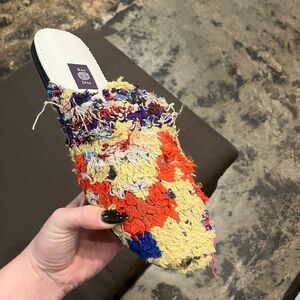 Multicolor Textured Men's Sandals